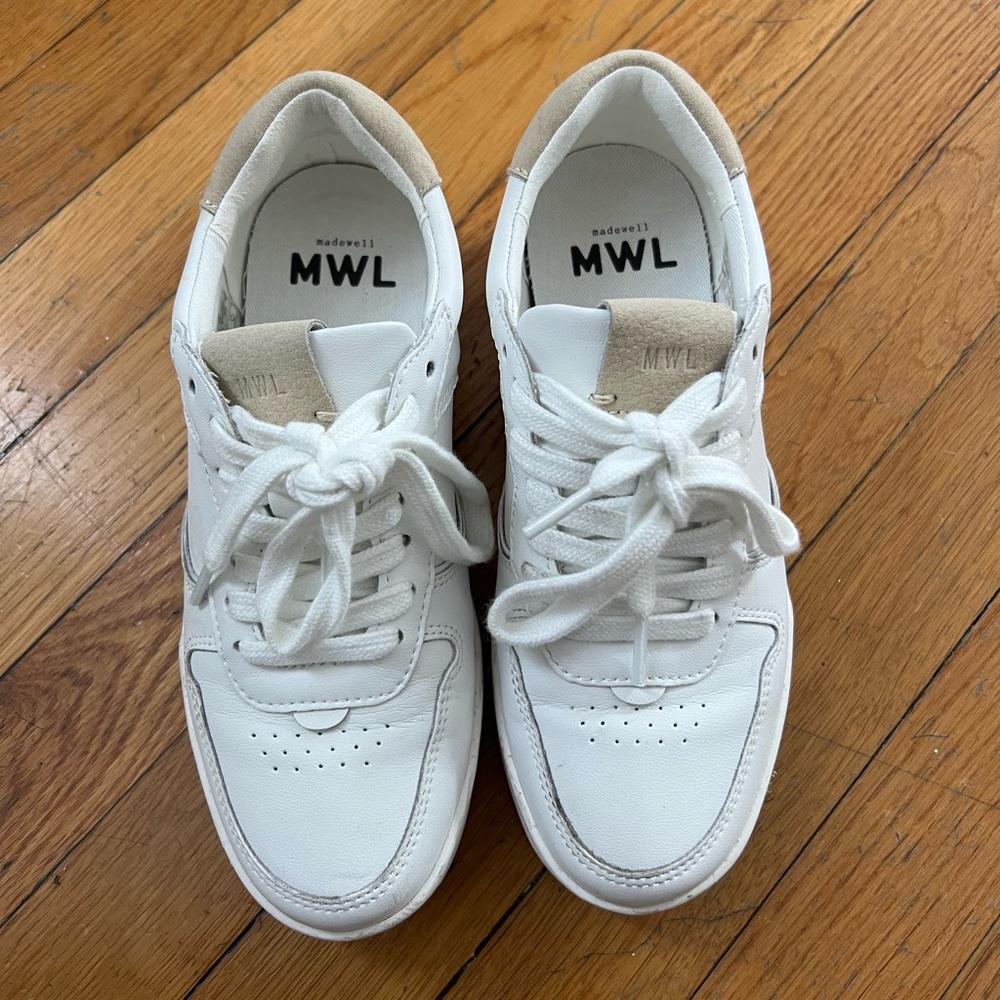 Madewell Court Sneakers White